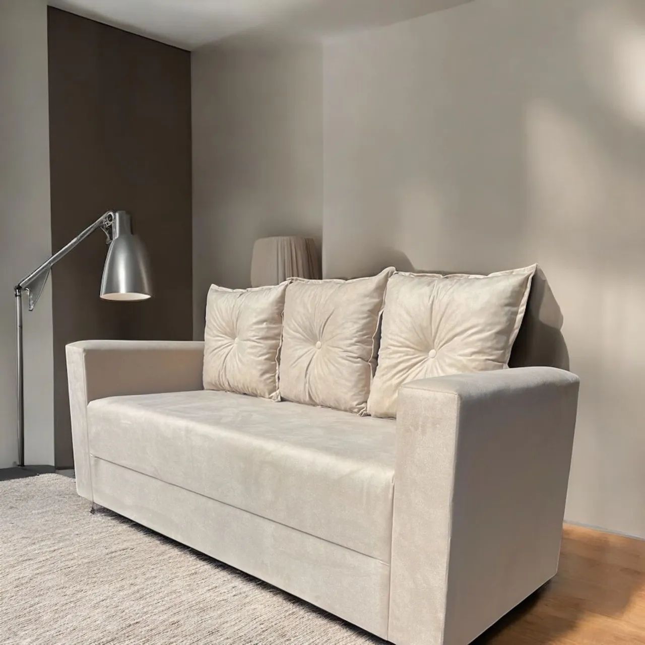 Conjunto de Sofá e Poltrona Cinza Elegante e várias cores  - Foto 4