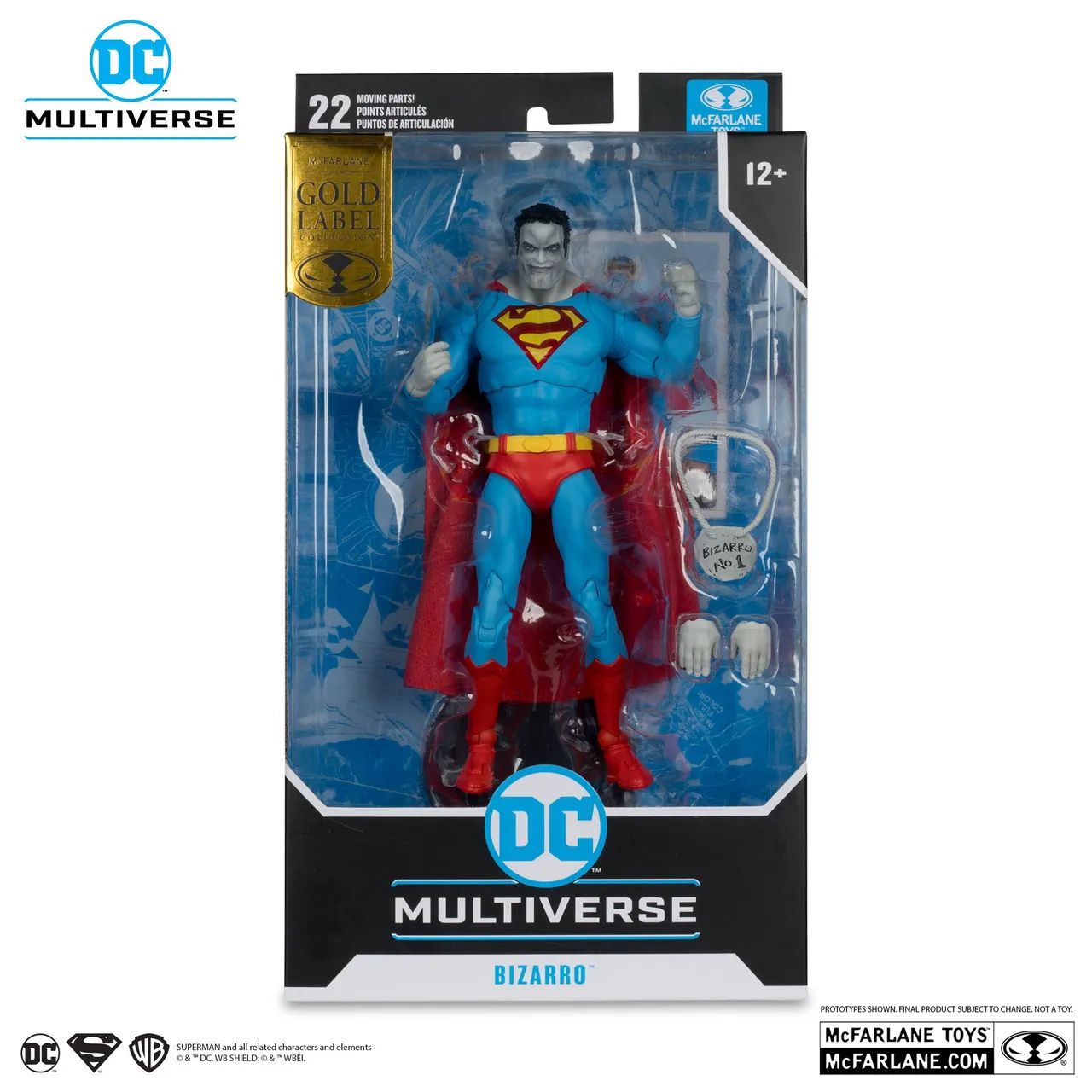 Bizarro McFarlane DC Classic Capa Tecido - Foto 3