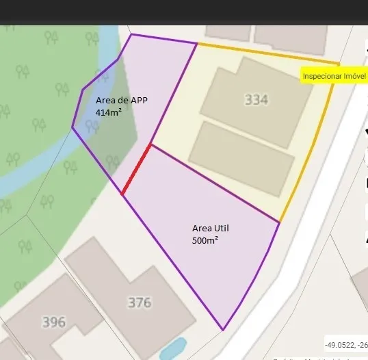 Terreno próximo a WEG II e mercado Komprão