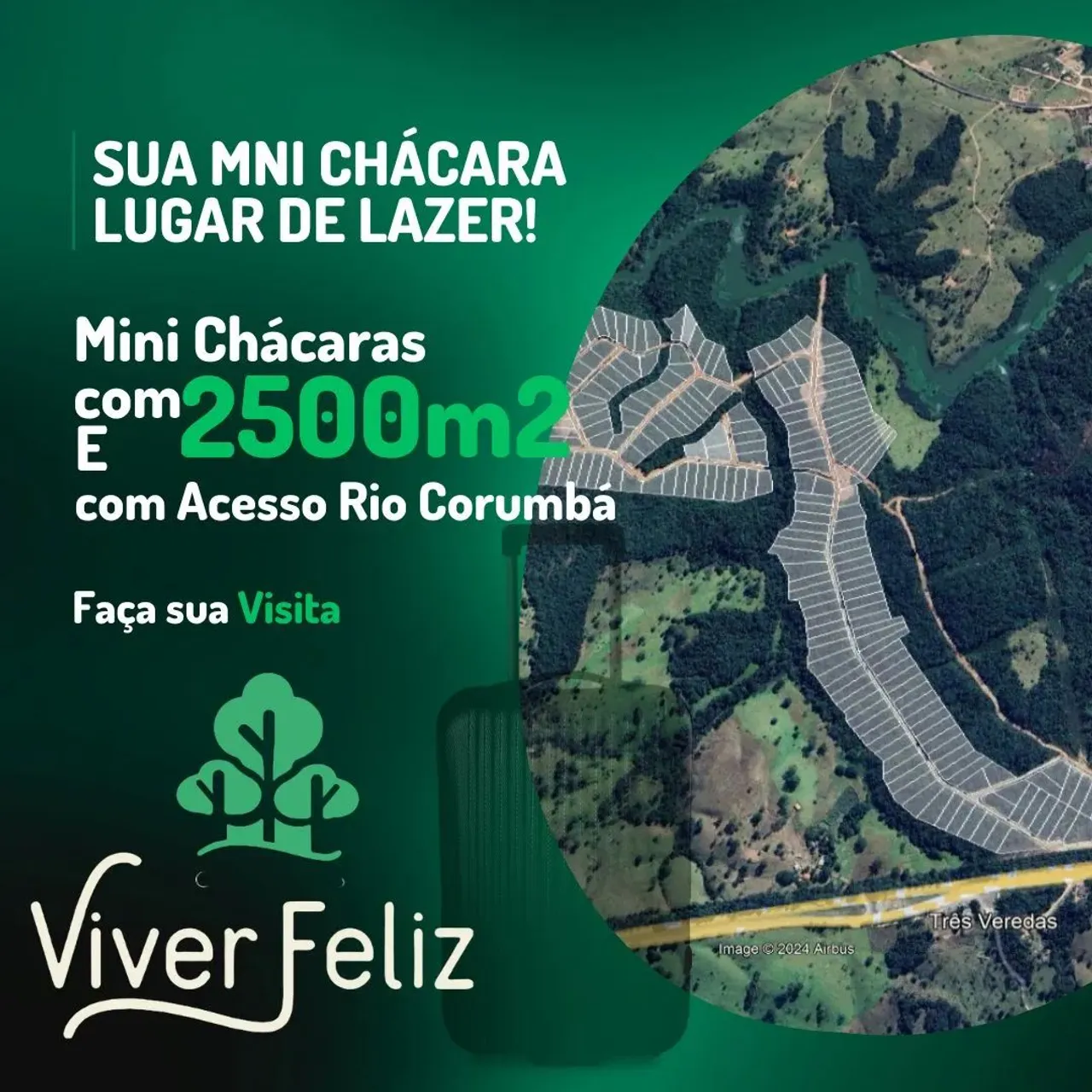 ; Condominio de Chácaras financiada, 2.500 Mil metros.Br 060 .
