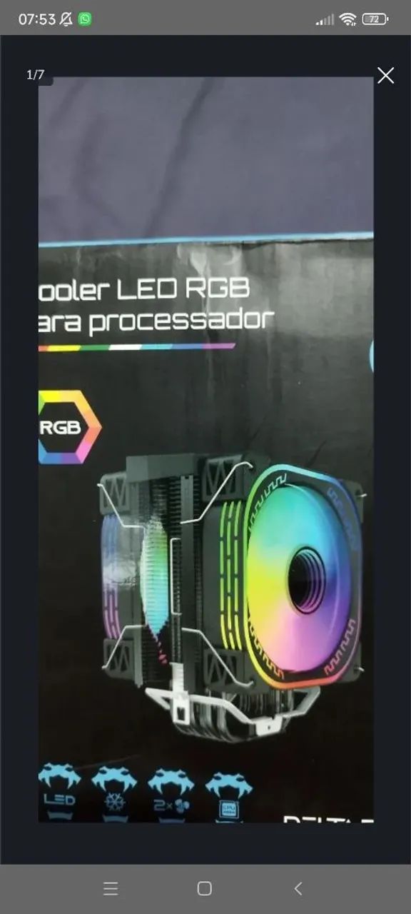 Rayzen 7 5700x + Aircooler 120mm - Foto 4