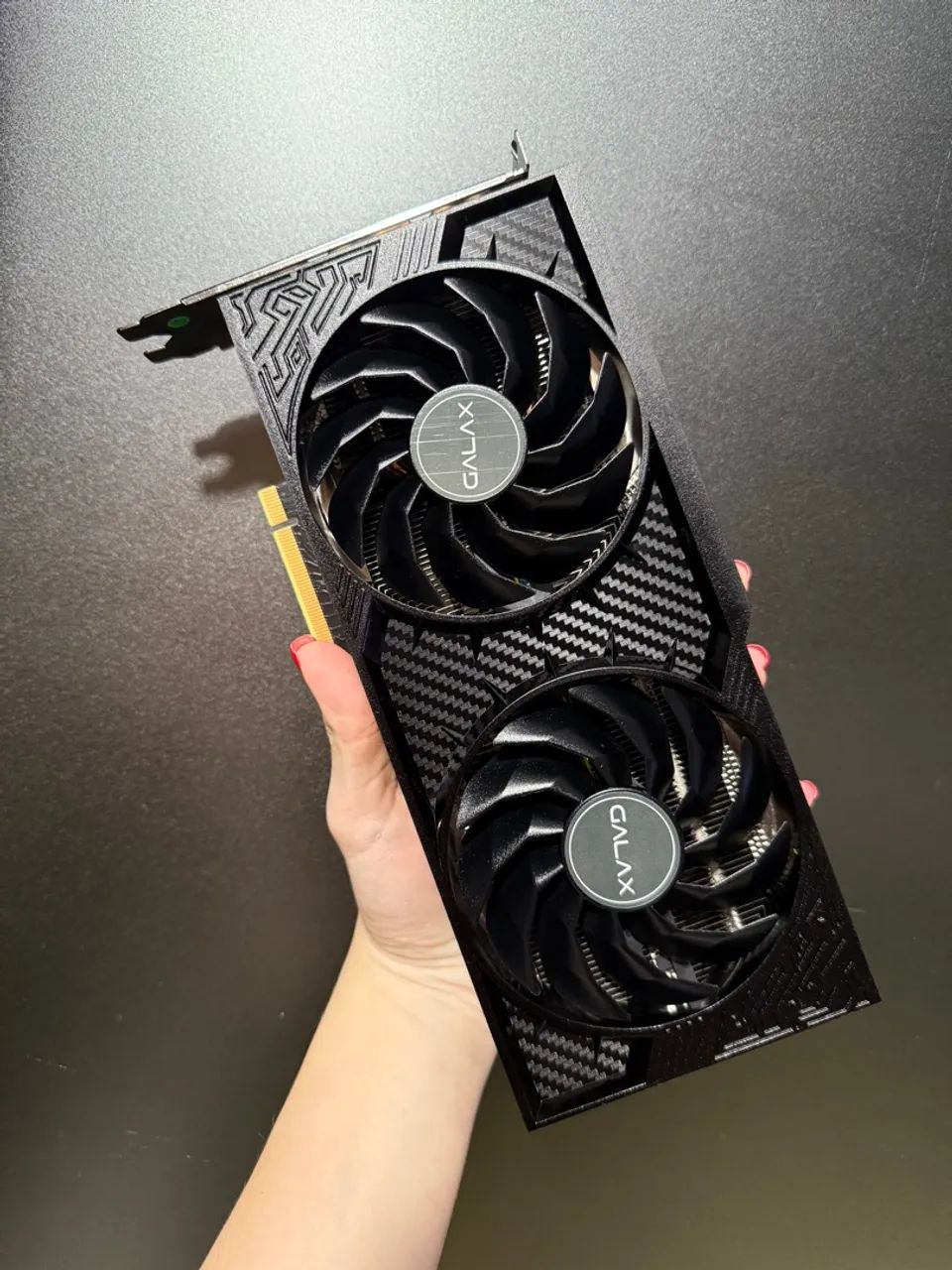 PLACA DE VÍDEO GALAX RTX 4060 TI 8GB OC 1 CLICK- NOVA GARANTIA DE 1 ANO  - Foto 2