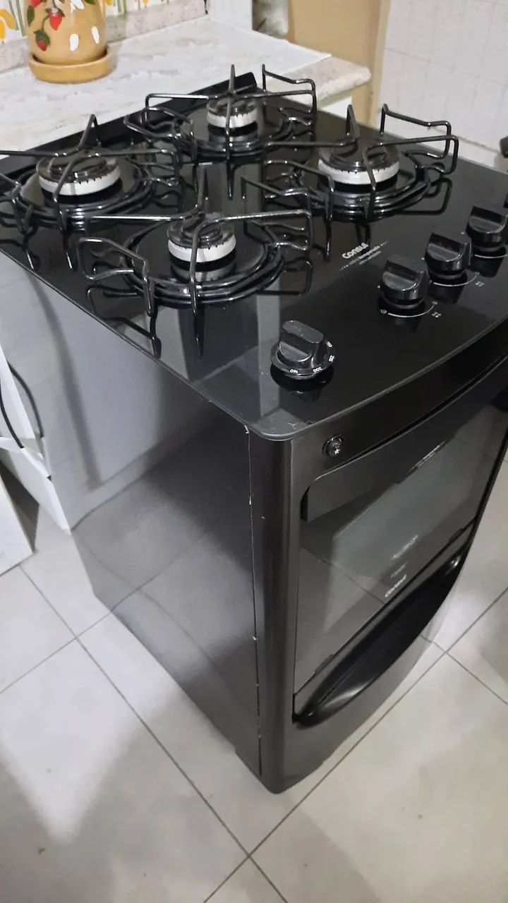Fogão Consul 4 bocas preto - Foto 2
