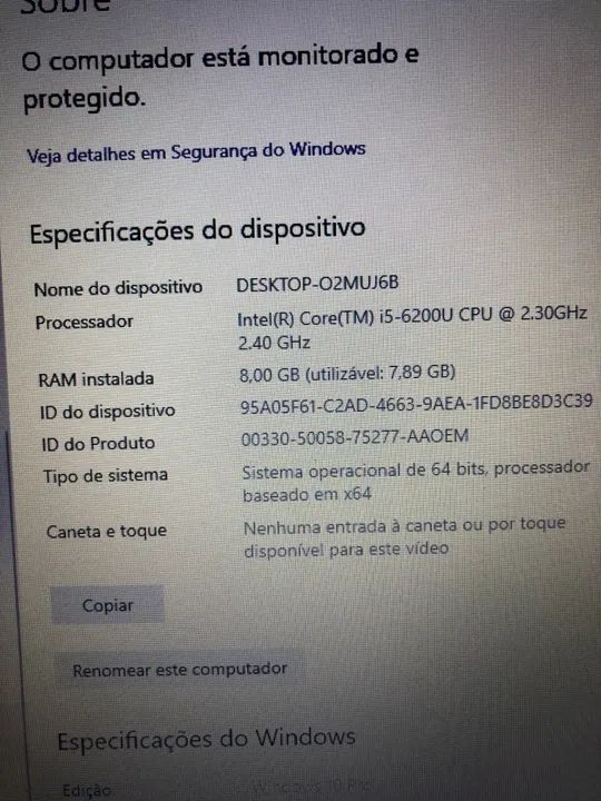 Notebook HP i5 8gb 1,000 pra sair logo - Foto 5