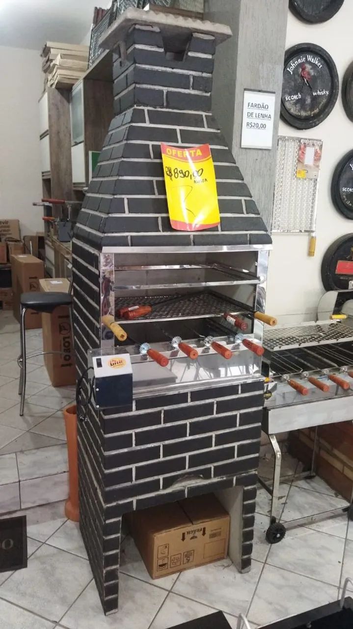 Churrasqueira na promoção pré moldada 65cm - Foto 4