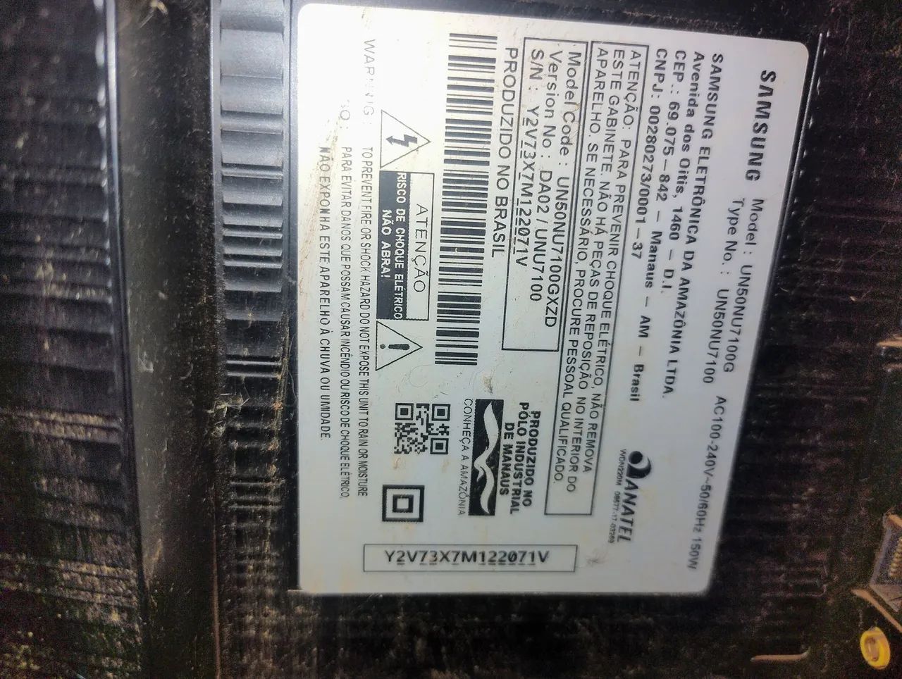 Tv Samsung 50 polegadas UN50NU7100 - TVs - Jardim Oriente, Valparaíso ...