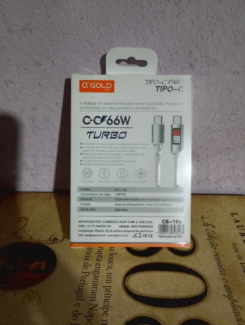 Cabo Tipo-C para Tipo-C Turbo 66w - Foto 3