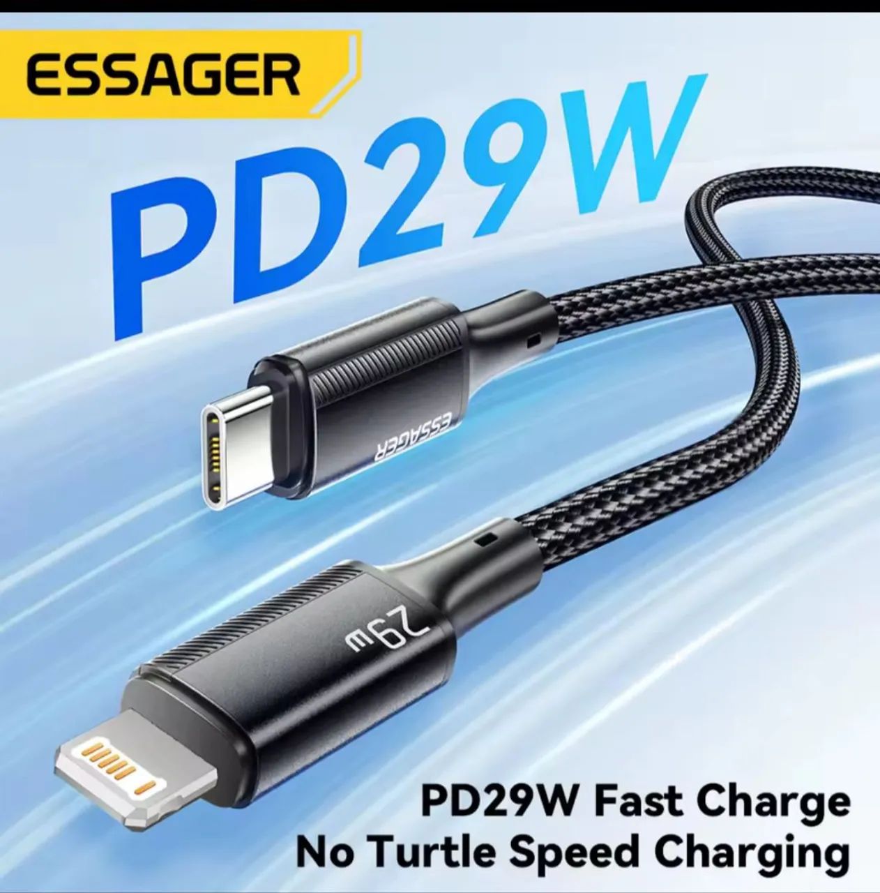 Cabo de carregamento rápido 29W para iPhone - ESSAGER - Foto 2