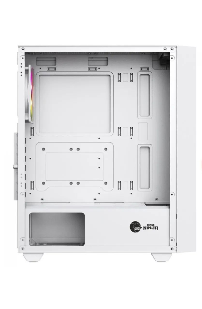 Gabinete Branco Ninja Air X c/4 fans rainbow - Foto 4