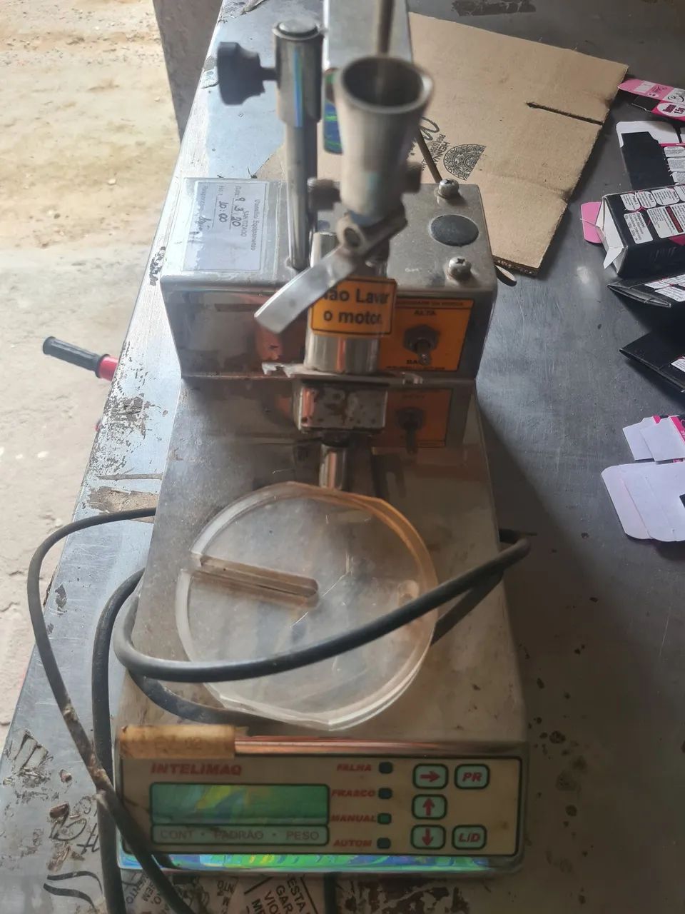 Envasadora de pó 