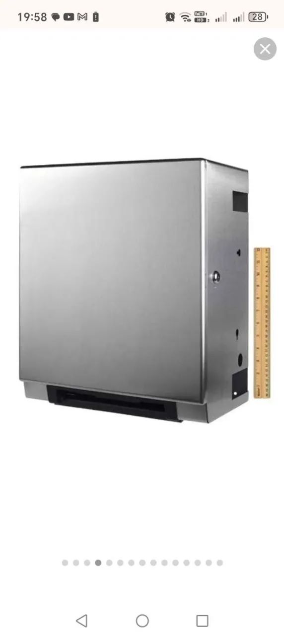 Dispenser automático de papel toalhas