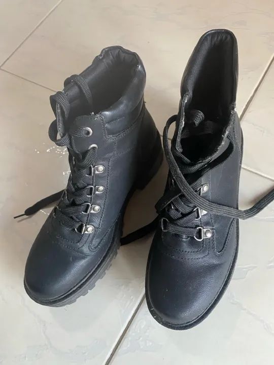 bota preta tam 36 seminova 9/10