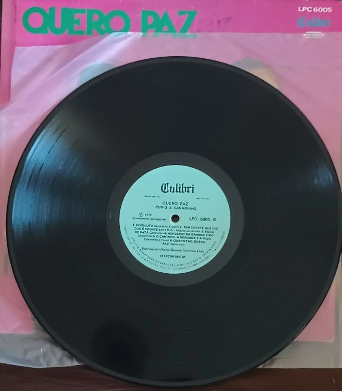Lote 2 Lps Disco de Vinil Gospel Evangélico Curió E Canarinho + 1 LP Grátis - Foto 3