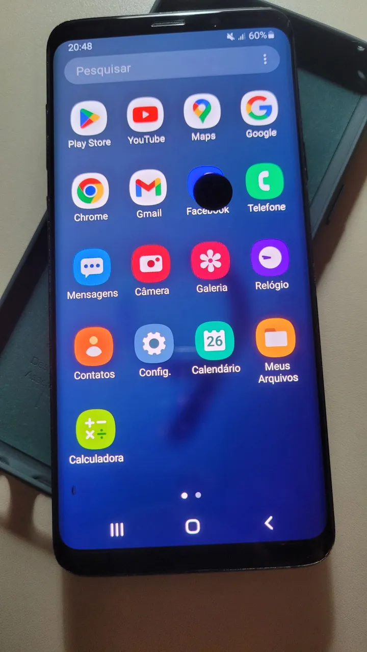 Vendo Sansung S9 Plus 128/6 GB Preto Funcionando Tudo.
