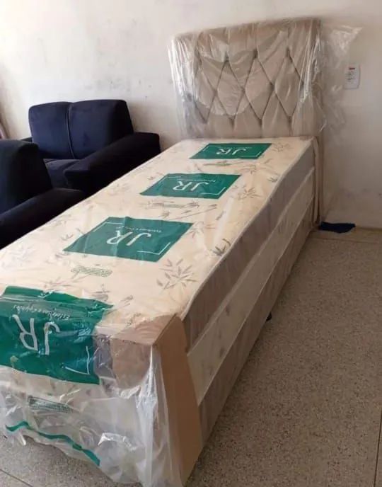 Cama solteiro alta 10cm