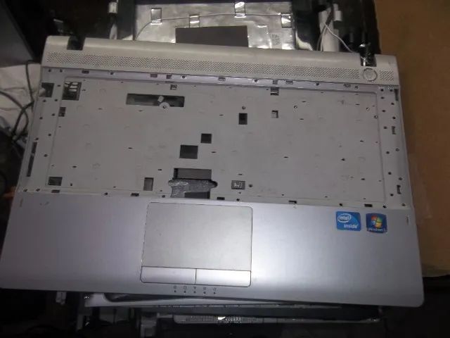 Carcaça Completa do Notebook com Teclado com defeito Samsung Rv411 Rv415 Rv419 Rv420 Prata - Foto 5