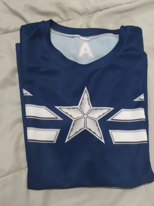 Camiseta do Capitão América 2 Soldado Invernal - Tamanho M - Foto 2