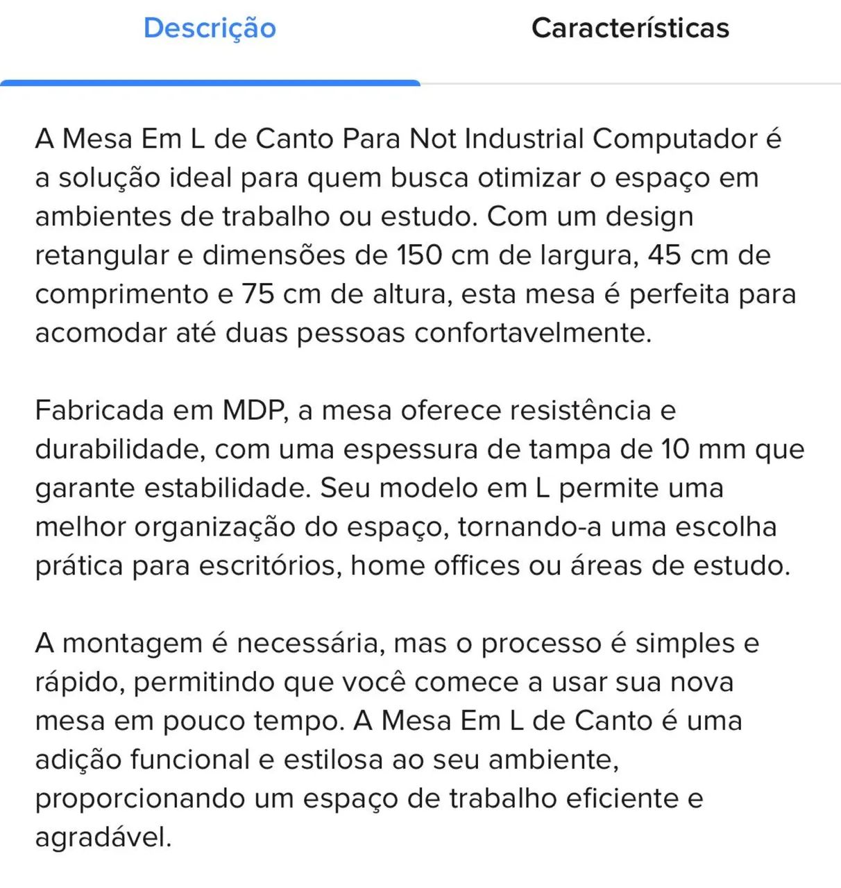 Mesa de estudo preta 64220693576450121