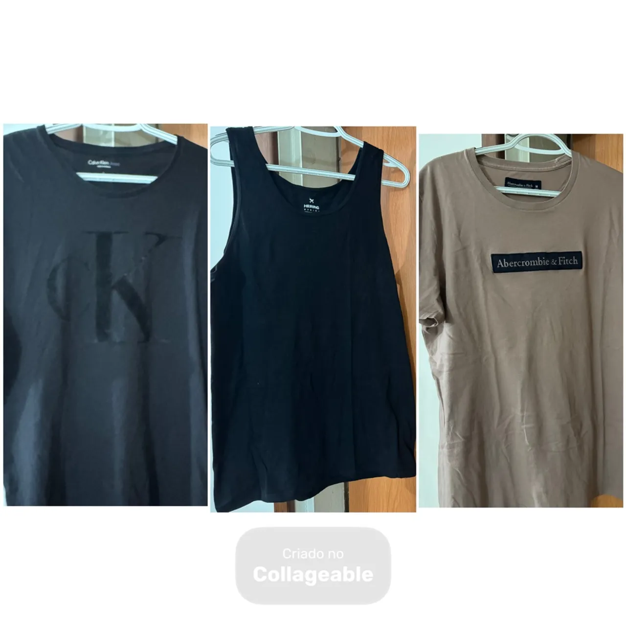 CAMISAS MASCULINAS: CALVIN KLEIN - ABERCROMBIE - LEVIS - HOLLISTER - PUMA - HERING