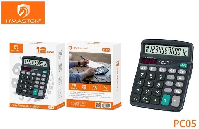 Calculadora H'MASTON PC05 12 Dígitos