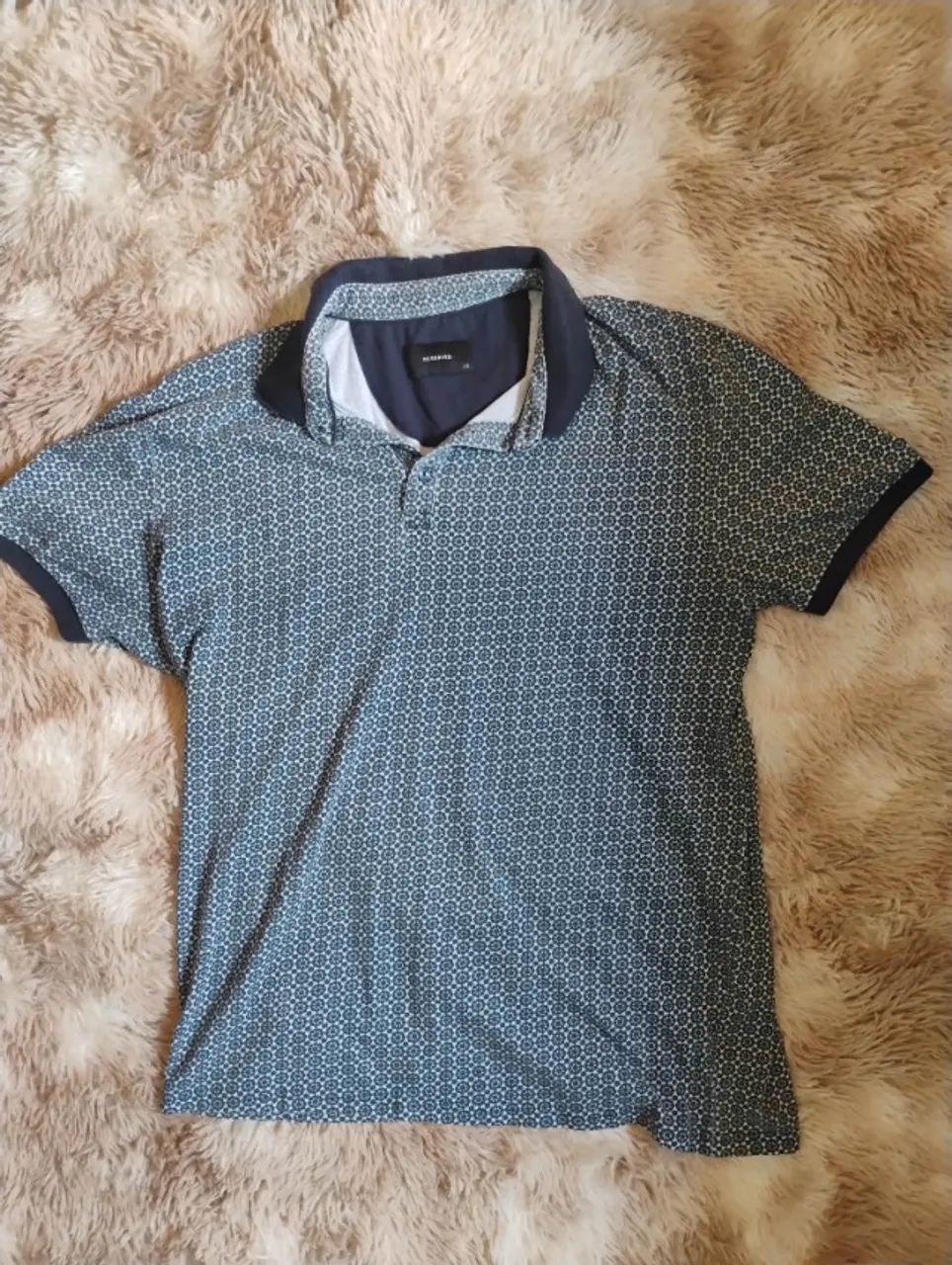 Camisa Polo Reserved - 100% Algodão - Tamanho GG