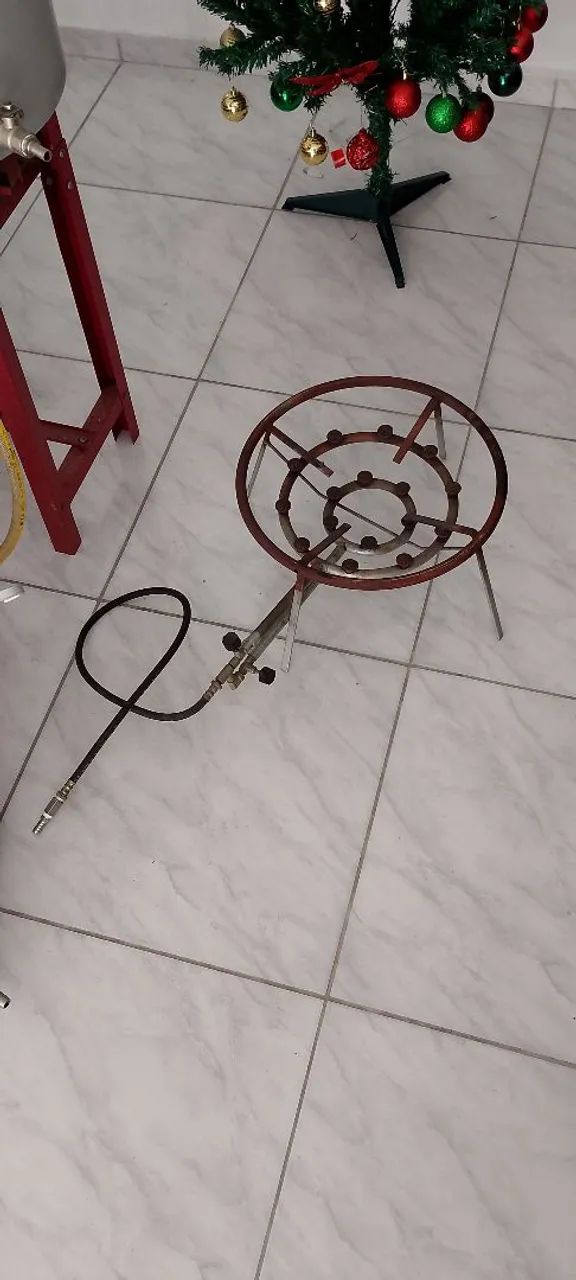 Equipamento cervejeiro caseiro