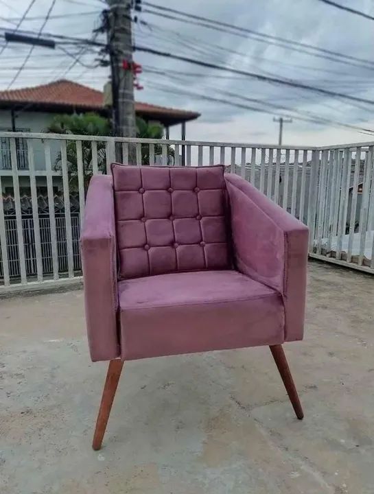 Poltronas de veludo rosa -  Conforto e elegância! - Foto 4