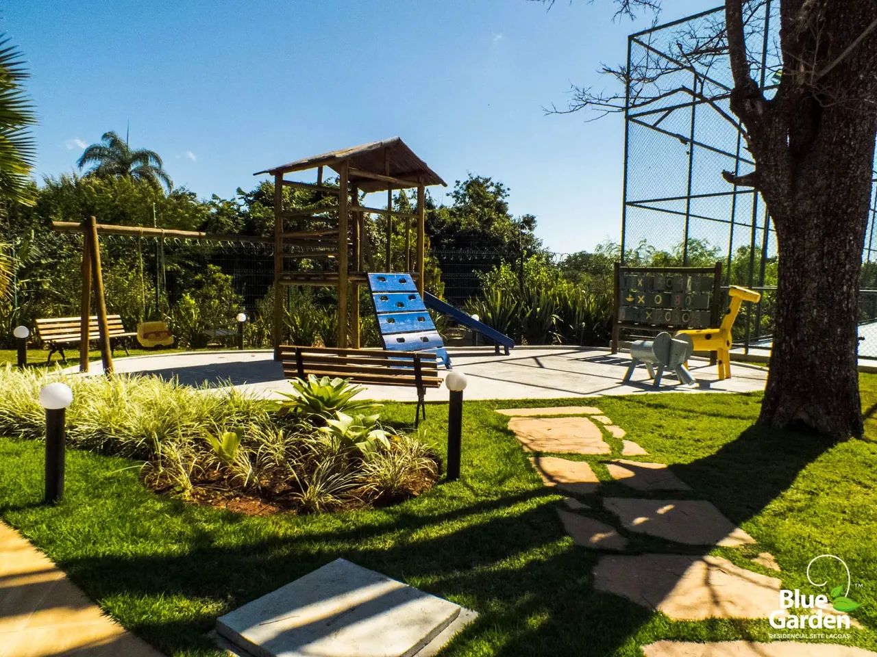 Vendo Lotes no Blue Garden com Segurança e Lazer Financiamento Facilitado - Foto 3