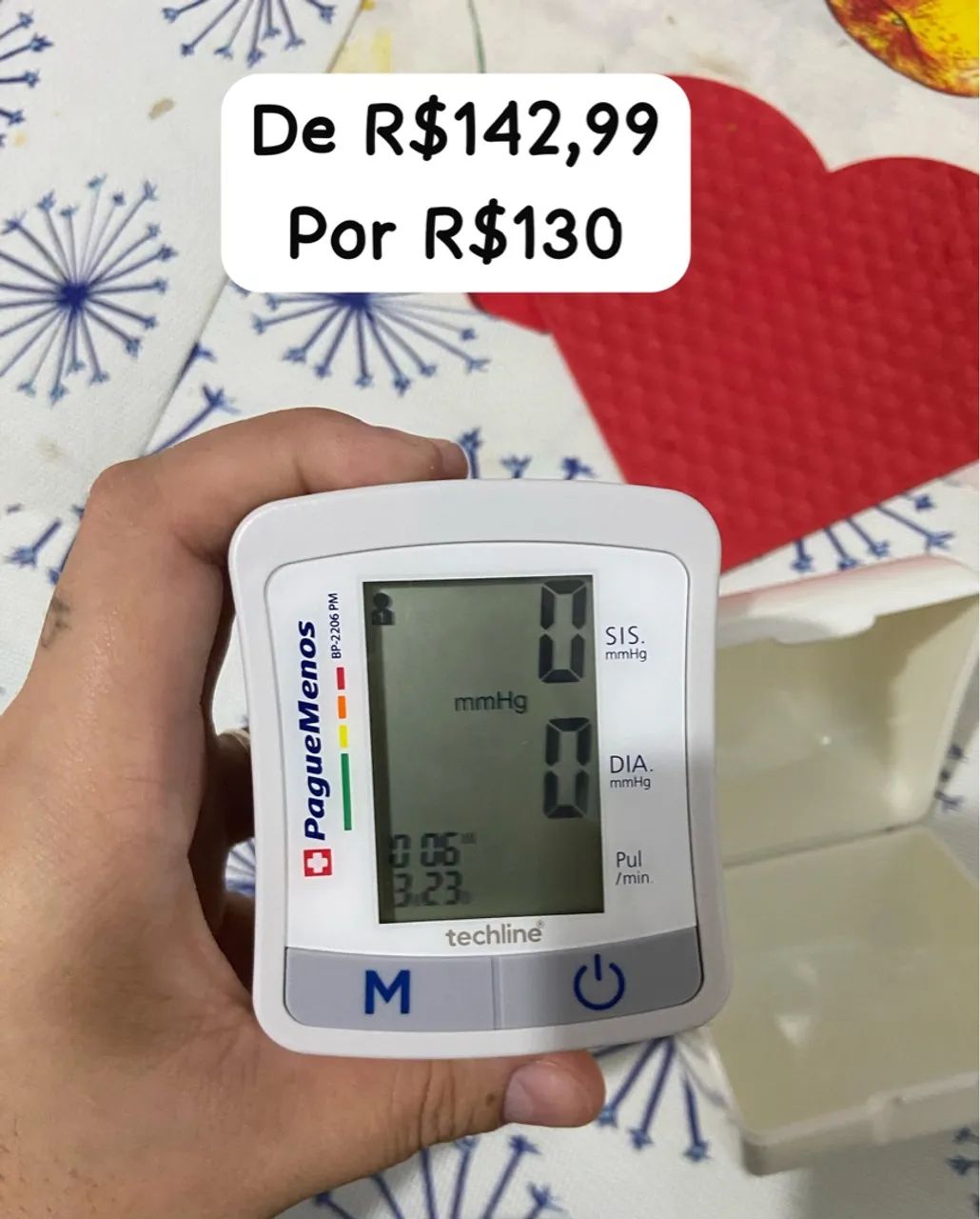 Medidor de pressão arterial 