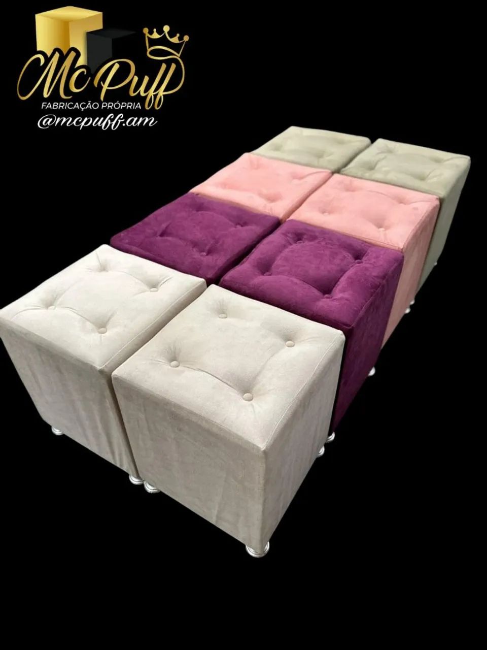 Puffs para decoração