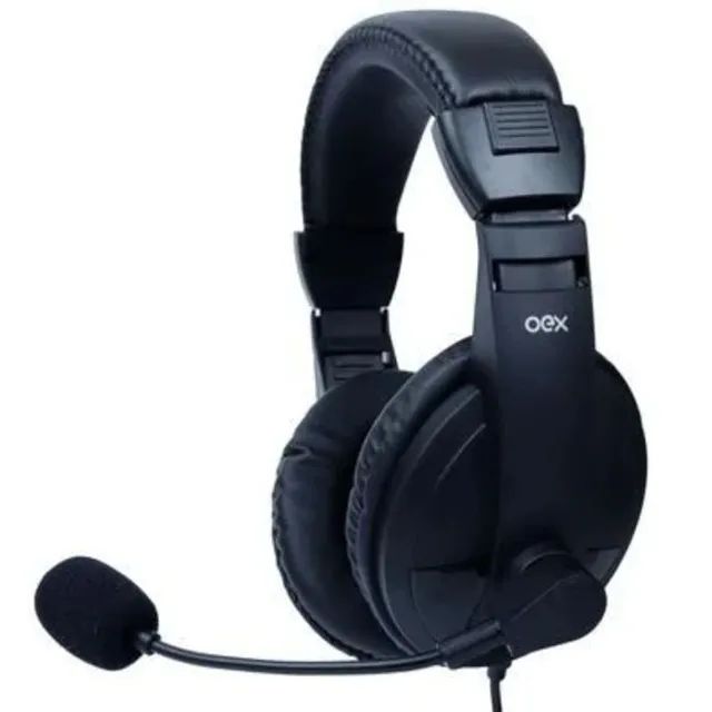 Headset Office Oex Call Pro, USB, Preto, Com Fio - Hs102