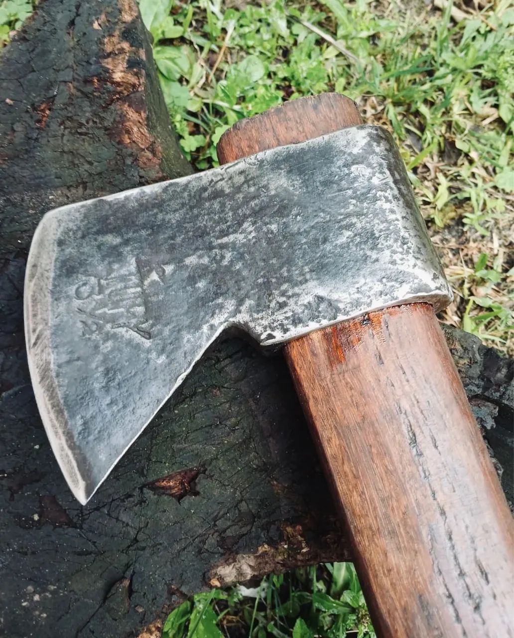 Machado Tupy Original Lenhador Campeiro Aço Forjado Relíquia - Foto 5