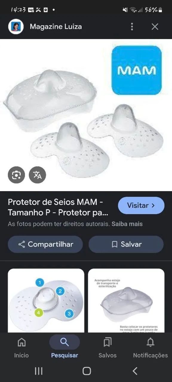 Par de Conchas para Amamentação - Foto 3