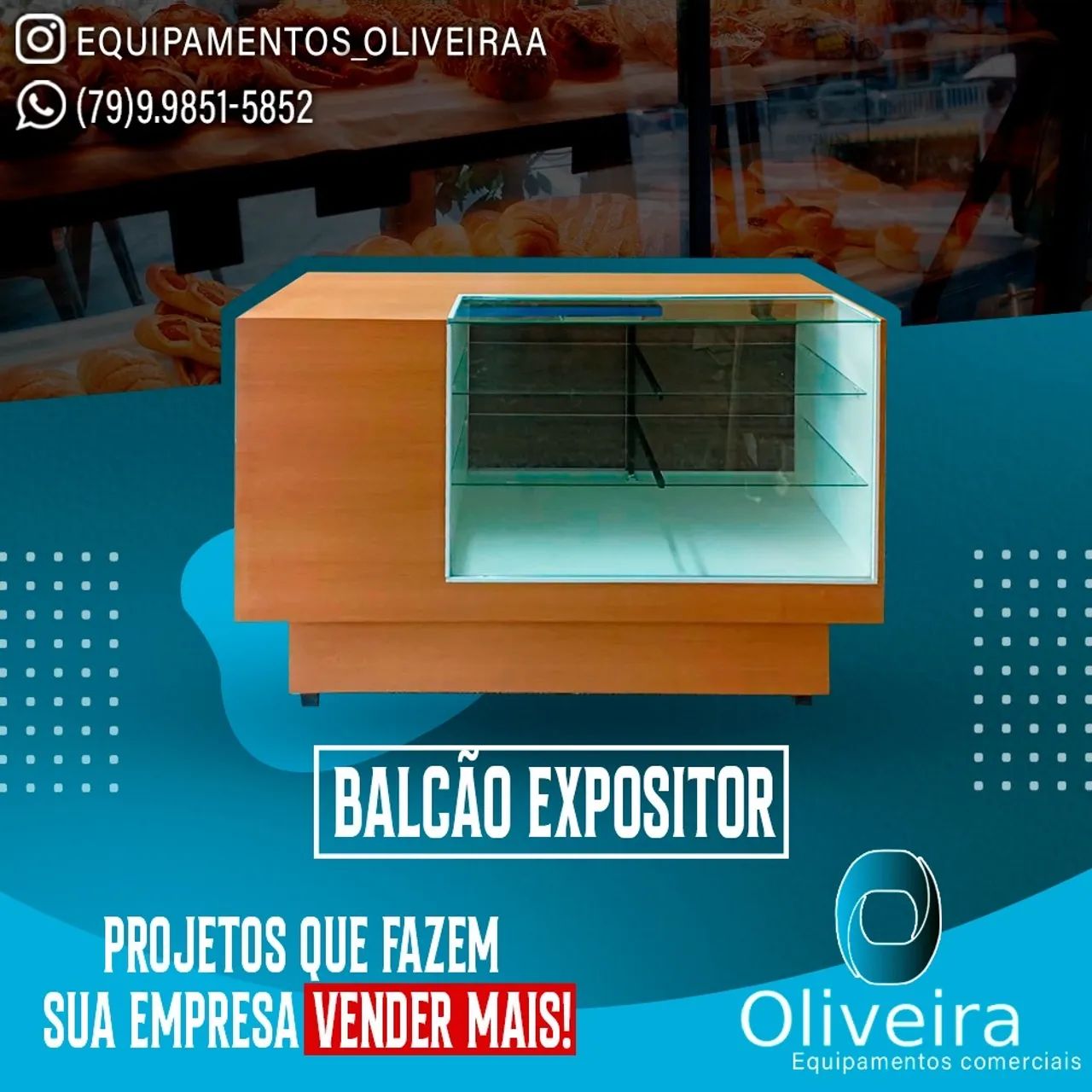 Balcão Expositor de Vidro  - Foto 4