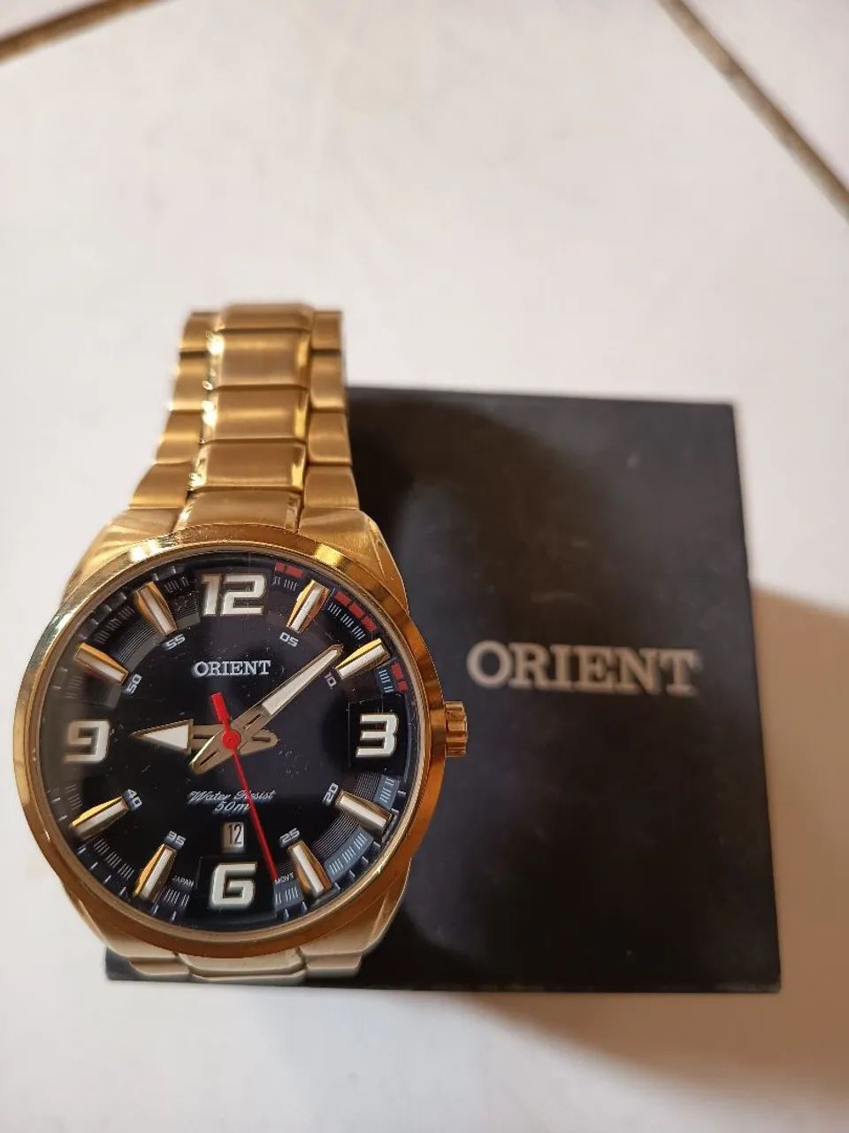 Relógio Orient Masculino Dourado