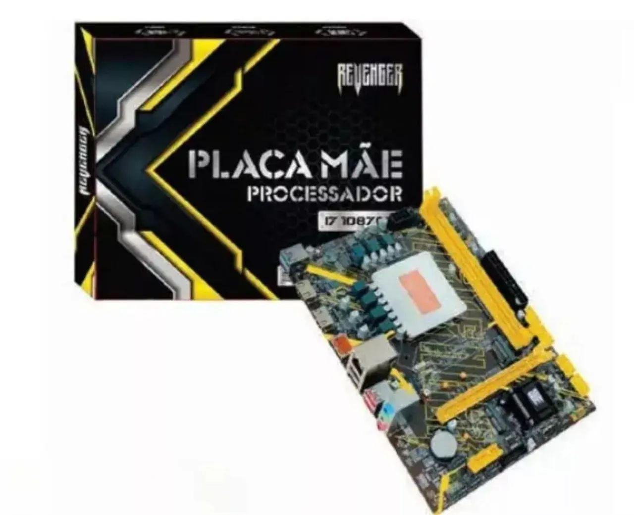 Placa-mãe LGA1200 com Processador Intel Core i7-10870H