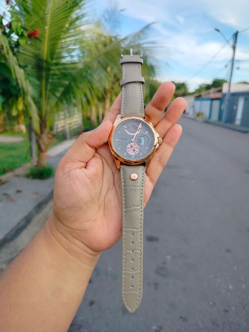 Relógio Poedagar 1853 Rose Gold - Elegância e Precisão - Foto 5