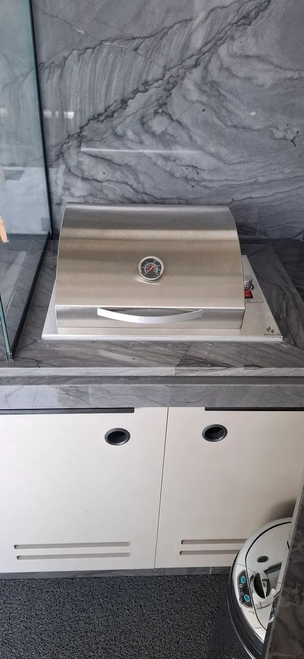 Churrasqueira Elétrica Inox de embutir Refracon 