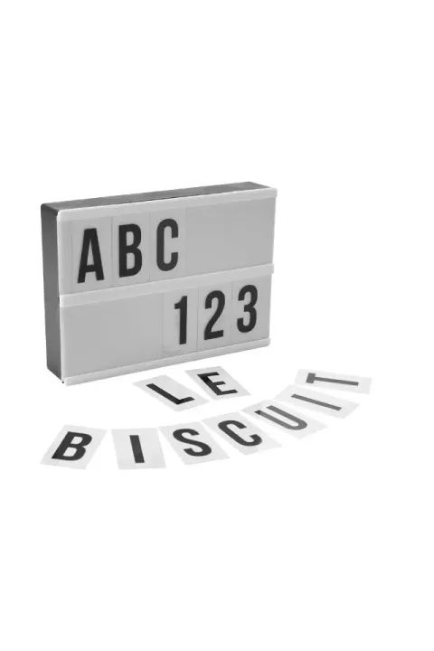 Painel Luminoso Le Letreiro Led com 60 Peças 21x15x4cm