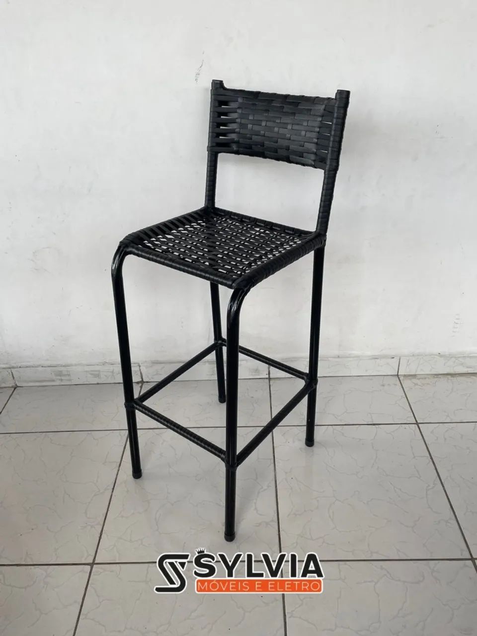 Banqueta em fibra com ferro - Foto 3