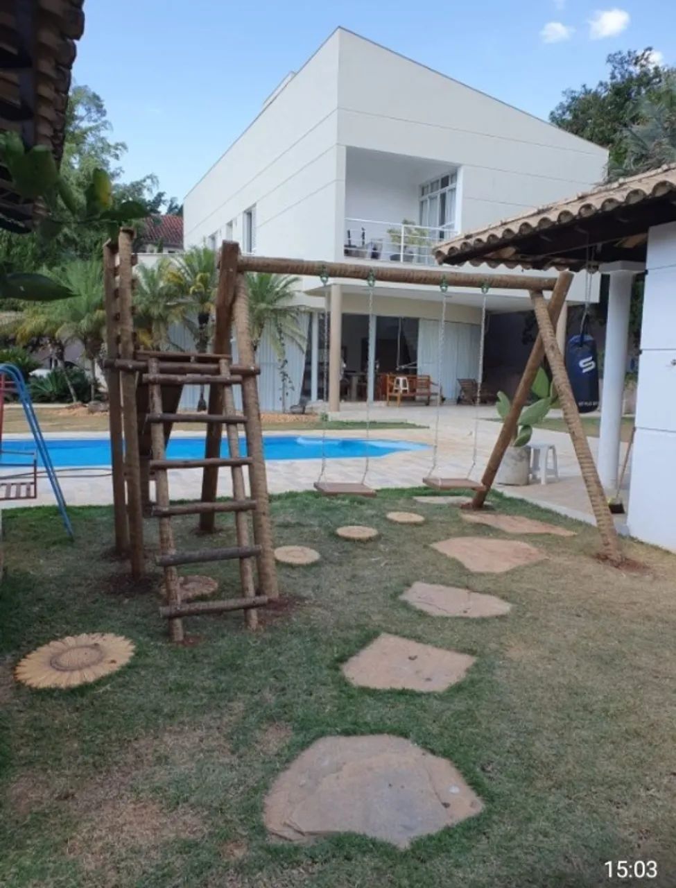 Estrutura com balanço e escorregador - Foto 4