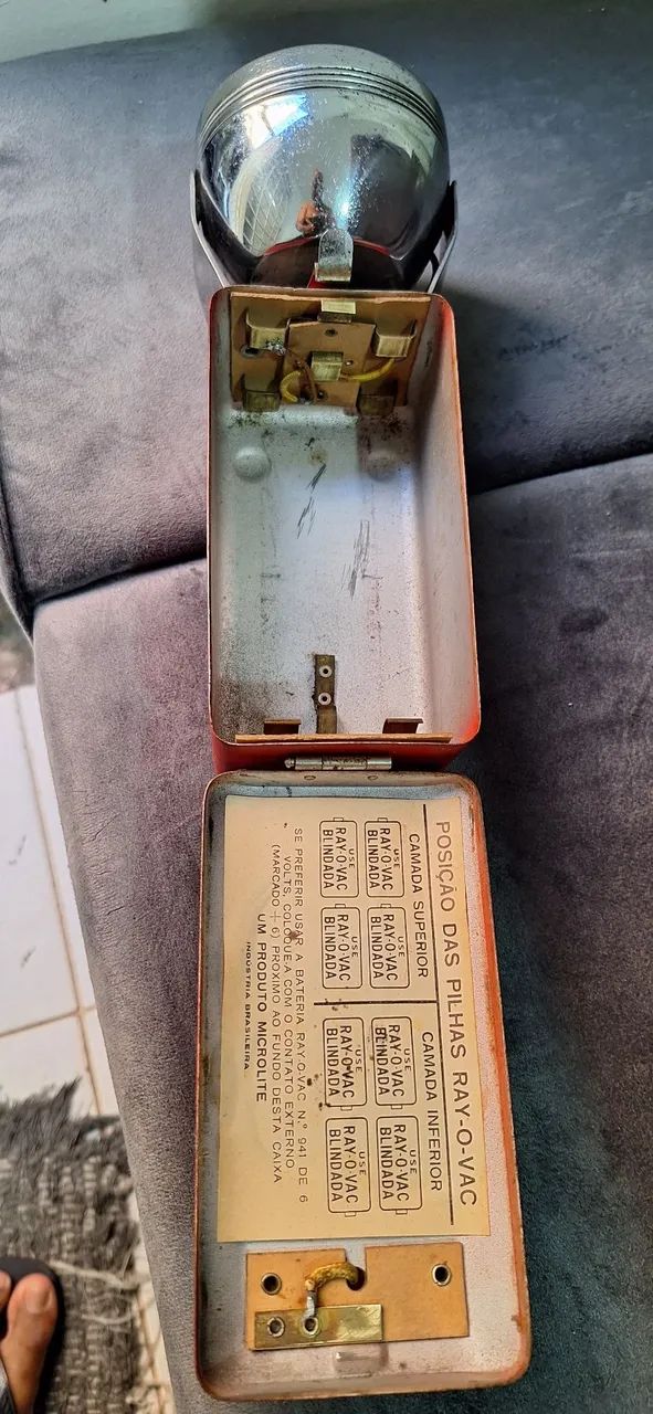 Lanterna antiga colecionavel microlite  - Foto 5