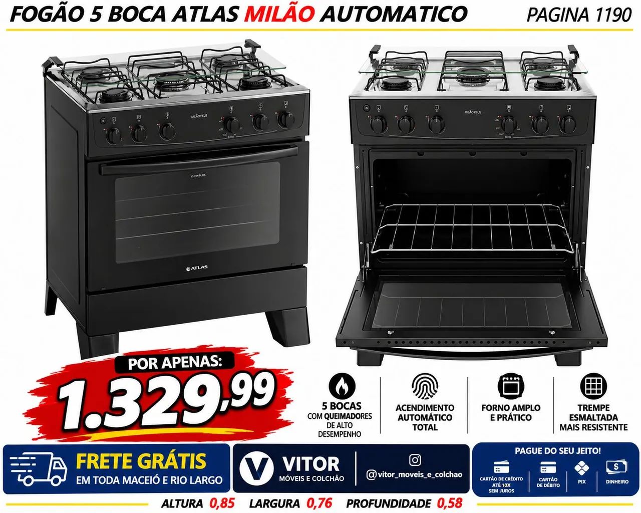 OFERTAS DE FOGÃO  - Foto 4