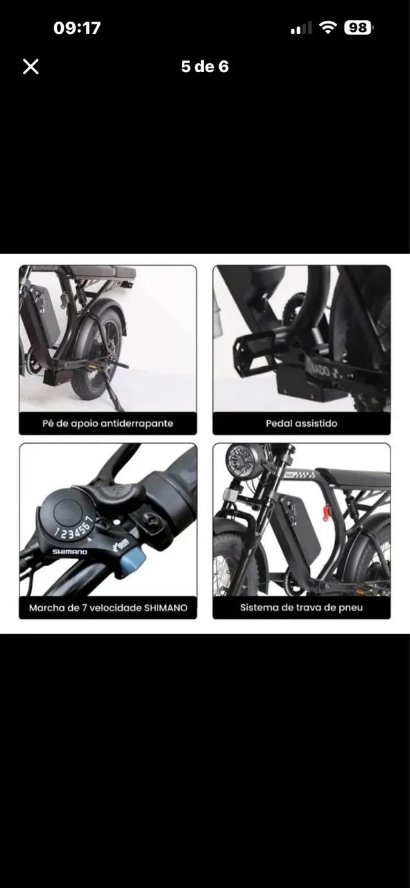 Bicicleta elétrica  - Foto 2