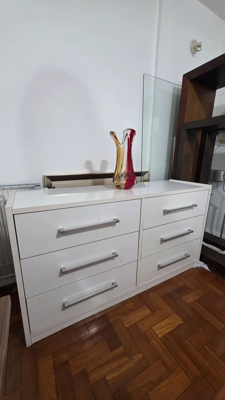 Cômoda mdf branca - Foto 5