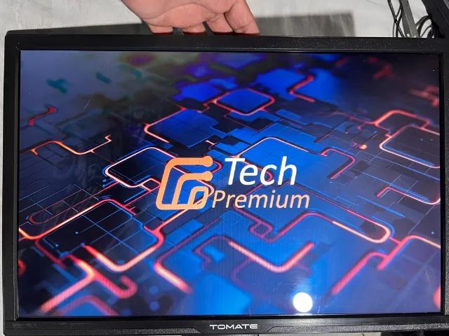 Monitor LED Tomate 19" HDMI VGA com Base Articulada Pivot + Fonte e Cabo HDMI - Foto 2