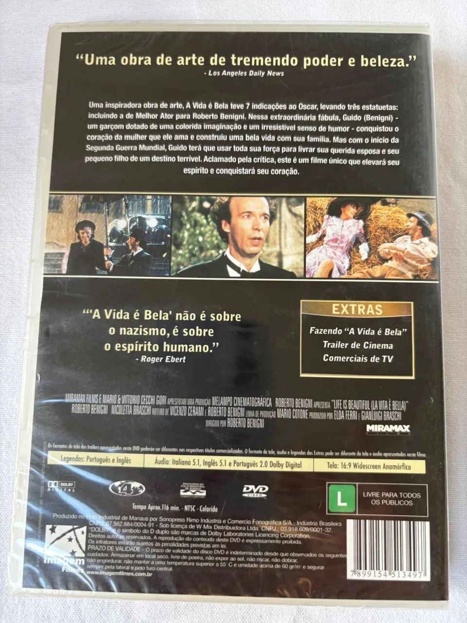 Dvd A vida  é bela lacrado  - Foto 2