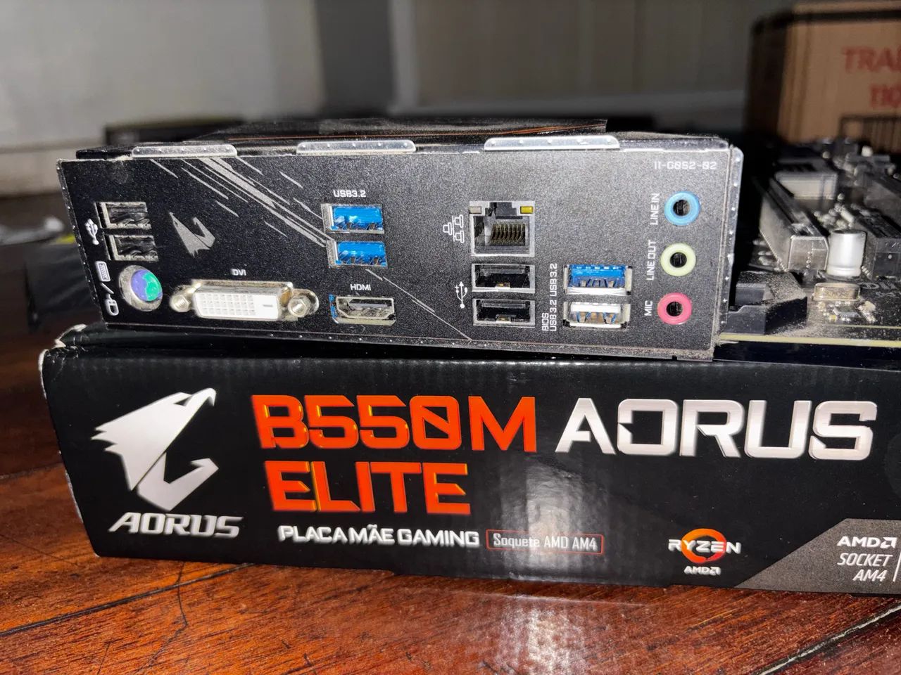 Placa-Mãe Gigabyte B550M Aorus Elite - Foto 2
