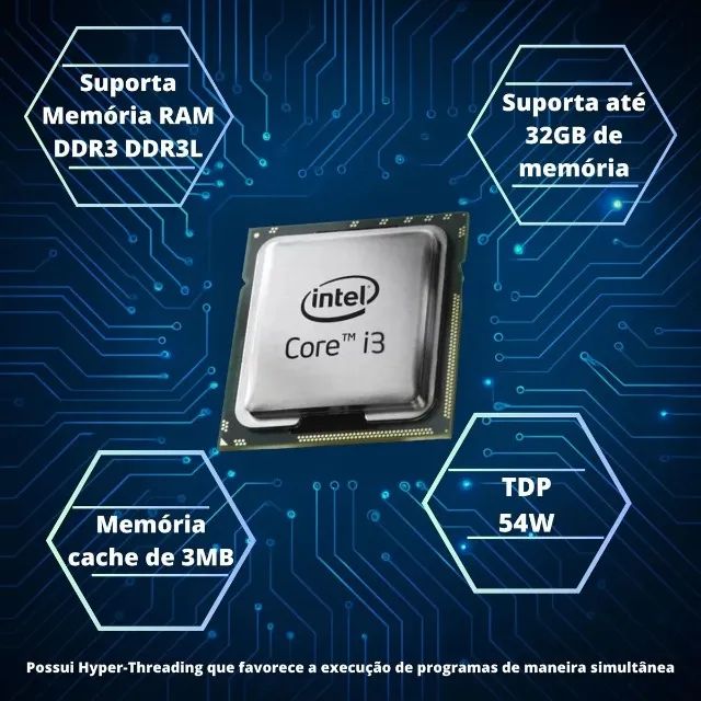 Processador Intel Core i3-4130 3.40GHz 3MB Cache LGA1150 OEM Desktop pode retirar no local - Foto 3