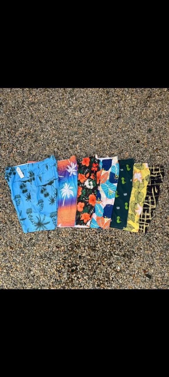 short tactel com estampas plus sizes do g1 ao g6 - Foto 3